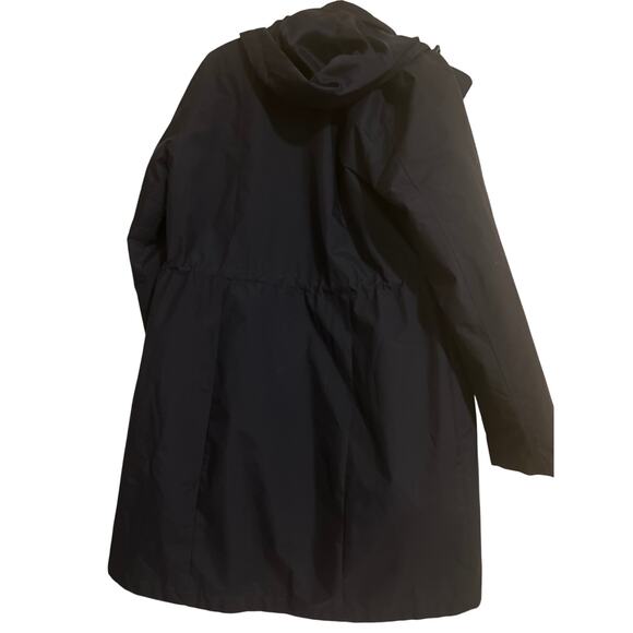 AA Lands End Jacket Womens Size M Blue Hooded Flight Attendent - Picture 7 of 7